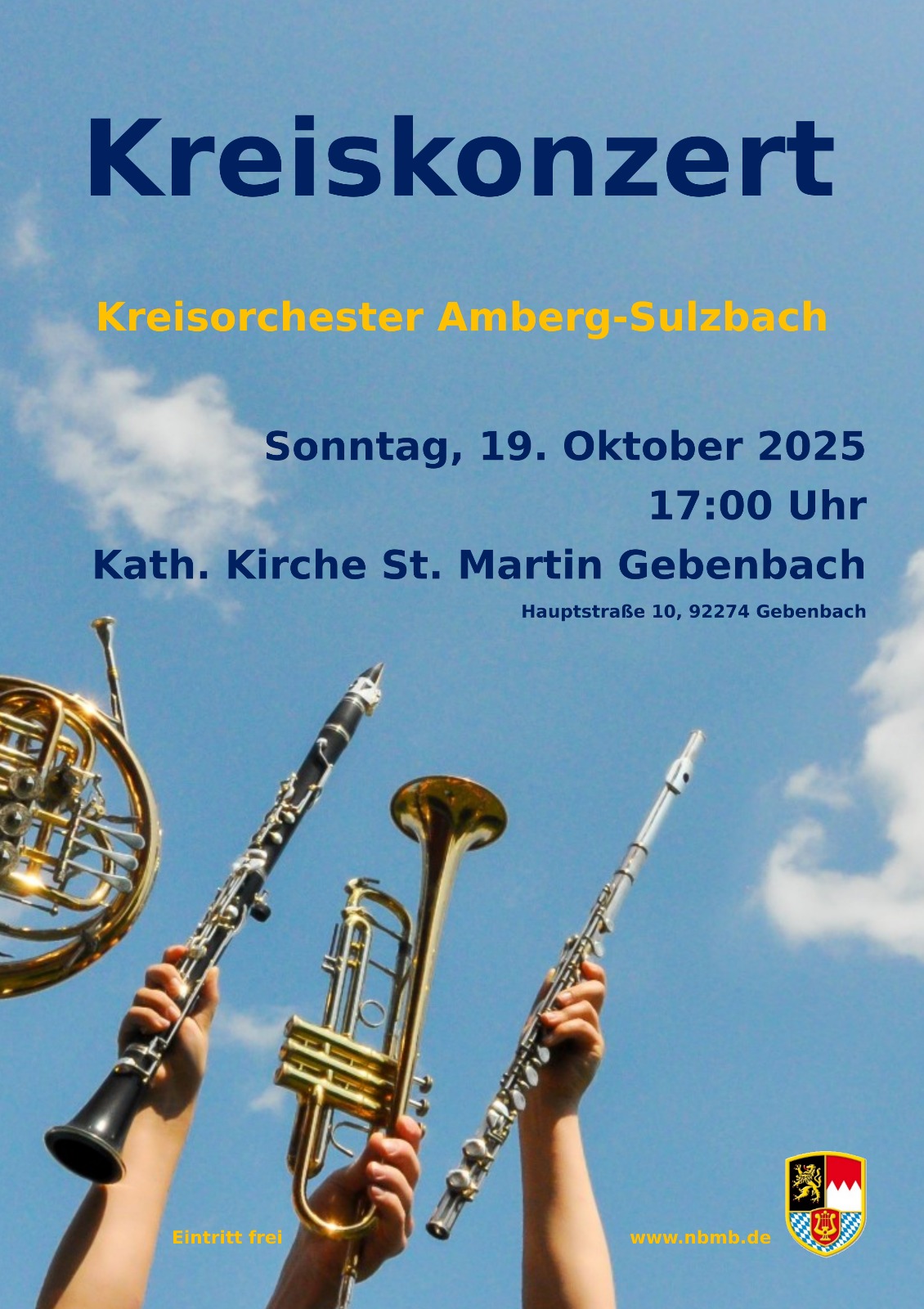 Kirchenkonzert des Kreisorchesters in Gebenbach